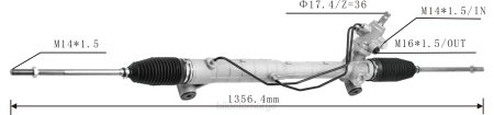 Bildeler Norge - servostyringsstativ 48580-65j51 XL4T2615 SUZUKI