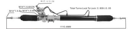 Bildeler lierskogen - servostyringsstativ 48580-65d01 XL4T2623 SUZUKI