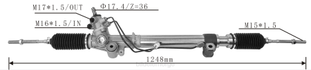 Amerikanske bildeler Norge - servostyringsstativ 44200-35050 XL4T2488 TOYOTA