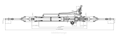 Amerikanske bildeler Norge - servostyringsstativ 44250-0b020 XL4T2468 TOYOTA