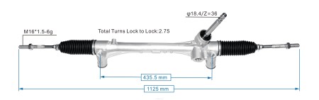 Amerikanske bildeler Norge - servostyringsstativ 45510-f4020 45510-0a020 XL4T2508 TOYOTA