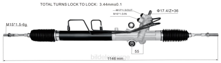 Bildeler Norge - servostyringsstativ 44200-26560 XL4T2485 TOYOTA