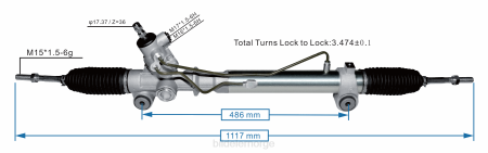 Bildeler Norge - servostyringsstativ 44200-28580 44200-28581 44200-28420 44200-28410 XL4T2455 TOYOTA