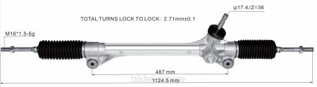 Bildeler Norge - servostyringsstativ 45510-48020 XL4T2515 TOYOTA