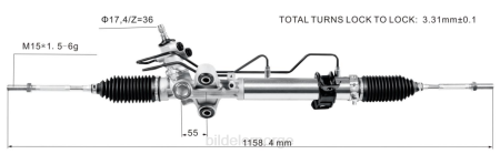 Bildeler førde - servostyringsstativ 44200-26470 XL4T2484 TOYOTA