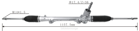 Bildeler førde - servostyringsstativ 45502-bz040 XL4T2504 TOYOTA
