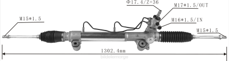 Bildeler lierskogen - servostyringsstativ 44200-0k040 44200-0k230 44200-0k390 44200-0k890 XL4T2433 TOYOTA