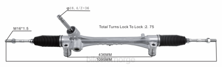 Bildeler lierskogen - servostyringsstativ 45510-02420 45510-02840 XL4T2443 TOYOTA