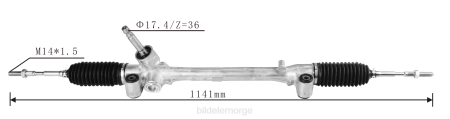Bildeler lierskogen - servostyringsstativ 45510-0d490 45510-0d340 45510-0d430 45510-1d580 45510-0d570 XL4T2453 TOYOTA