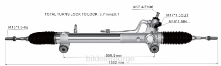 Bildeler mosby - servostyringsstativ 44250-26600 XL4T2447 TOYOTA