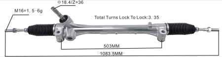 Bildeler mosby - servostyringsstativ 45510-58080 XL4T2457 TOYOTA