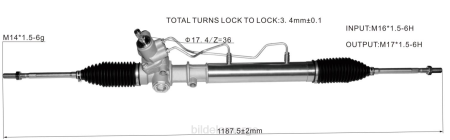 Bildeler stavanger - servostyringsstativ 44200-28210 XL4T2506 TOYOTA