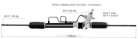 Bildeler stavanger - servostyringsstativ 44250-10160 44250-0a010 44250-0a011 44250-0a012 44250-0a020 XL4T2516 TOYOTA