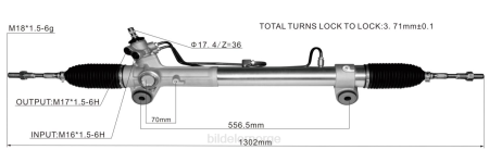 Bildeler stavanger - servostyringsstativ 44250-26610 XL4T2486 TOYOTA