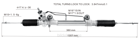 Billige bildeler Norge - servostyringsstativ 44250-0k800 44250-0k600 XL4T2469 TOYOTA