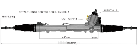 Amerikanske bildeler Norge - servostyringsstativ 8rd422065 8r1422065g 8rd422065a XL4T2418 VOLKSWAGEN