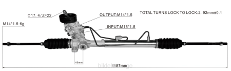 Bildeler lierskogen - servostyringsstativ 6r1423055bx XL4T2423 VOLKSWAGEN